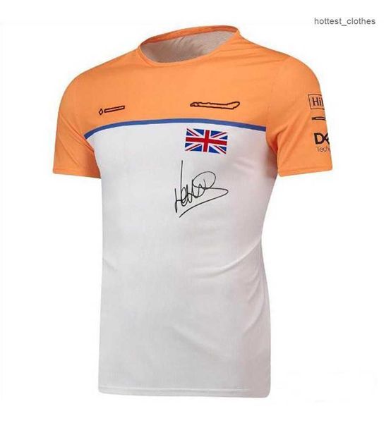 

f1 formula one racing suit short-sleeved t-shirt team 2021 shirt sports leisure round neck quick-drying 1lqt, White;black