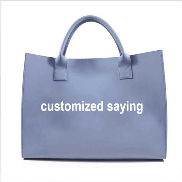 

2023 vegan leather women's ladeies tote bags i speak fluent italian bag