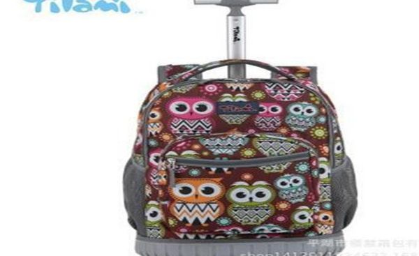 

16 18 inch wheeled backpack kids school backpack on wheels trolley backpacks bags for teenagers children school rolling backpack t2829963