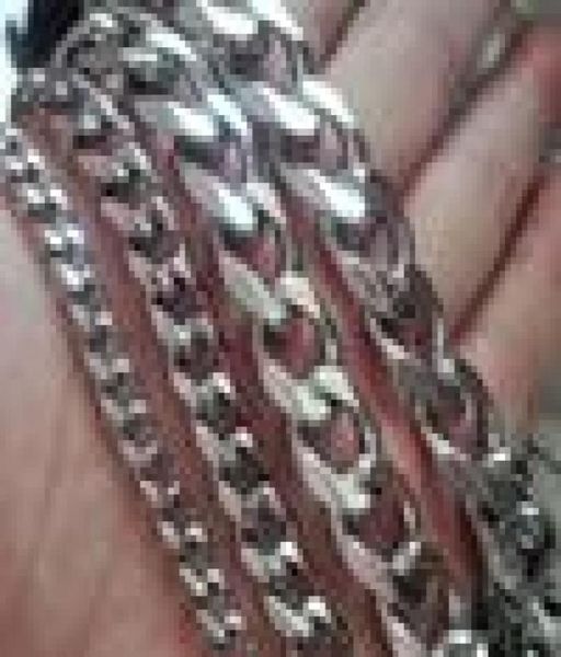 

in bulk on 1meter stainless steel jewelry finding chain diy marking 5mm8mm13mm15mm wide3420871, Silver