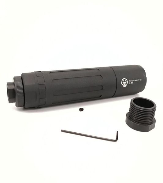 

tactical toy silenceco airsoft 14mm ccw thread metal the ghost m suppressor dummy for gel ball blaster airsoft aeg gbb decorate2793941909
