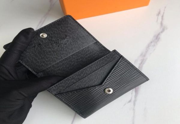

hiqh quality western design bifold card holders black cheek old flower brown grid with genuine leather coin purse gift box8285361, Brown;gray
