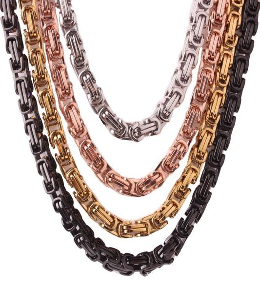 

8mm 60cm jewel stainless steel designer necklace men necklaces women necklace 18k gold titanium chains necklace man luxury chains 4870521, Silver