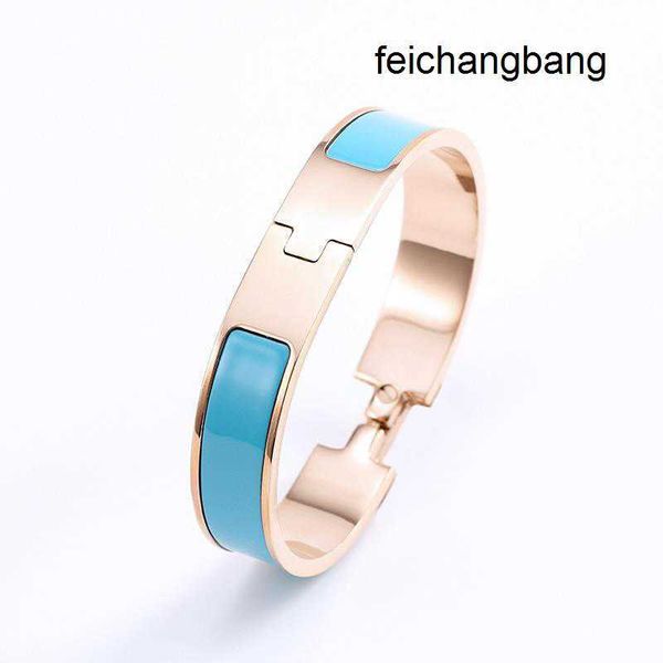 

luxury bracelet h home enamel h bracelet womens mens luxury classics stainless steel without fading lovers charm fashion clic bracelets bang, Black