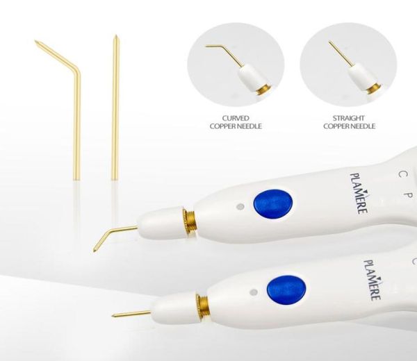 

high quailty plamere plasma pen 10pcs bending needle straight needles for spot removal mole remover machine korea9627662