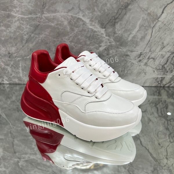 

fashion designer platform womens mens casual shoes leather lace-up sneaker lady flat running trainers letters gym sneaker, Black