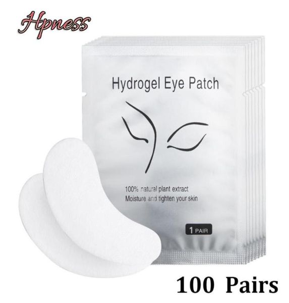

100pairspack eye care pad hydrating eye tip stickers wraps nonwoven patches under pads lash gel patches your label5941075