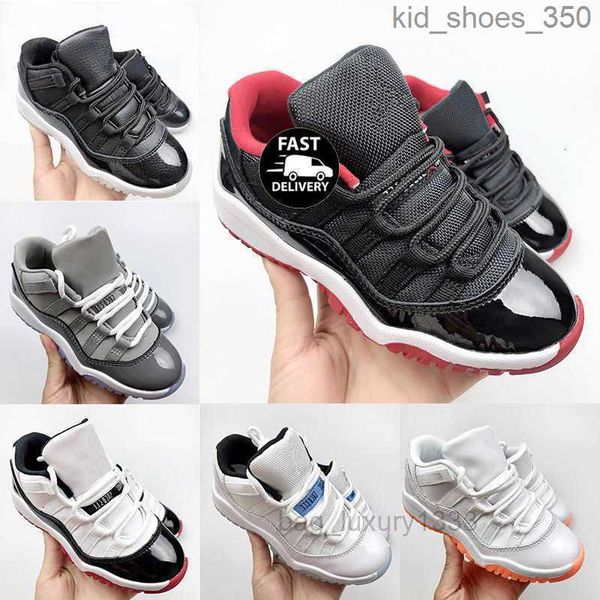 

designer low children basketball kids shoes baby 11 11s xi cherry bred cool grey concord unc win like for toddler sneakers fashion tennis sh, Black