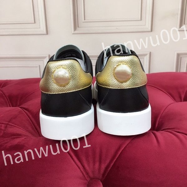 

luxury designer woman shoes leather lace up men fashion platform sneakers white black mens womens casual shoes
