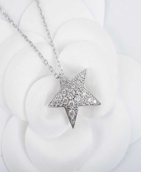 

fashion temperament sweet temperament meteor comet star necklace women039s shine silver 925 designer jewelry fairy grunge uniqu6552177, Black
