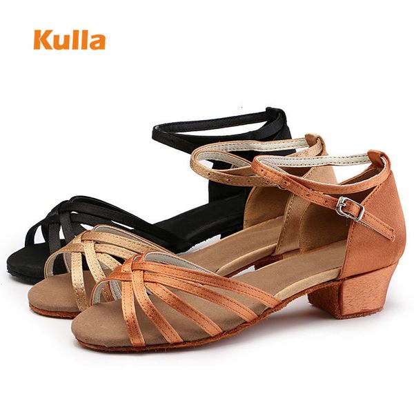 

dance shoes children dancing shoes kids latin salsa tango ballroom dance shoes 3cm low heels women's girls zapatos baile mujer latino 2
