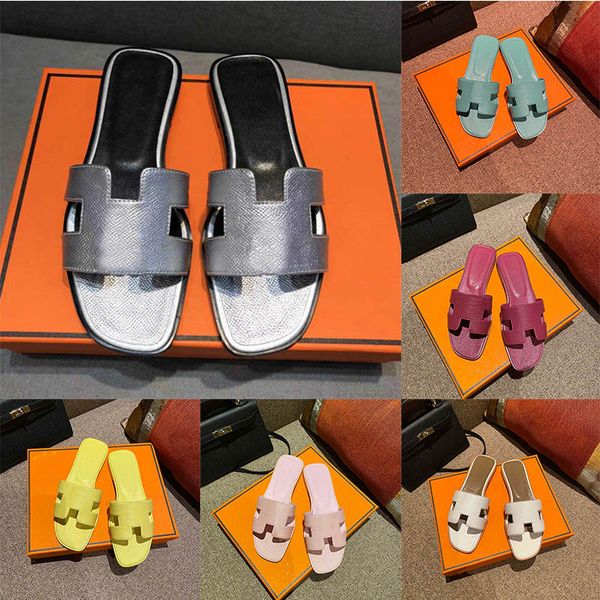 

2023 summer platform slippers luxury designer party wedding sandals leathe genuine leather comfortable grey comfortable eur: 35-42, Black