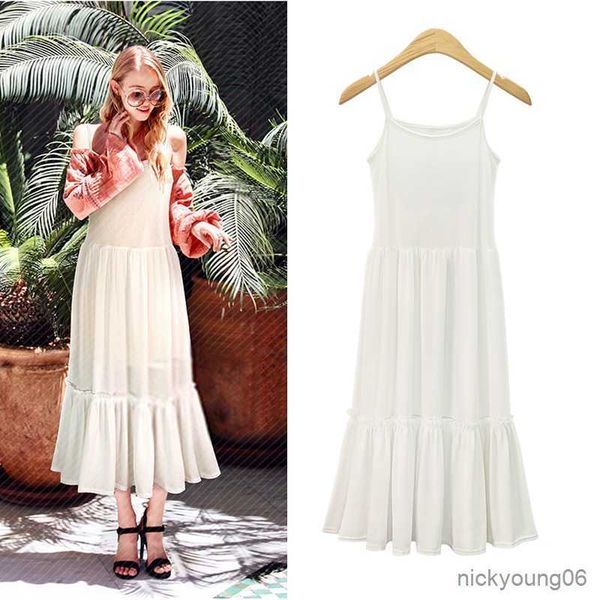 

maternity dresses pregnant women fashion summer solid color sleeveless beach dress pregnancy clothing plus size robe femme r230519, White