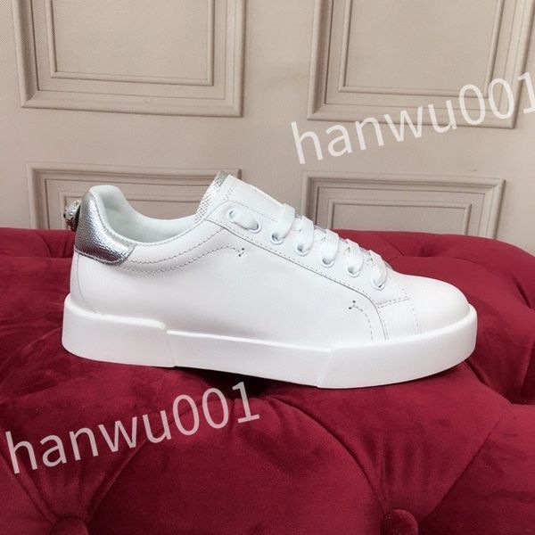 

2023 new designer woman shoe leather lace up men fashion platform sneakers white black mens womens casual shoes