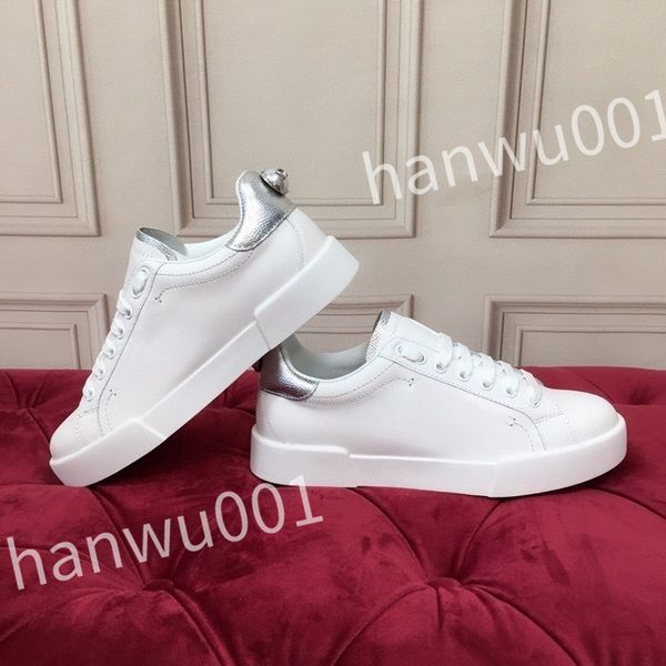 

2023 designer woman shoe leather lace up men fashion platform sneakers white black mens womens casual shoes