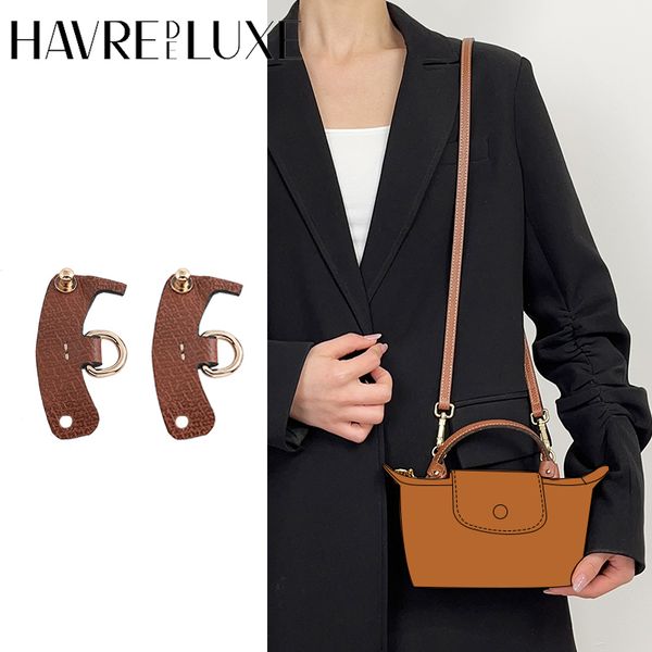 

bag parts accessories mini bag crossbody shoulder strap punch-leather ring bag modification adjustable bag strap accessories 230519, Black