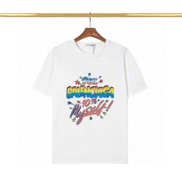 

mens designer t shirt casual man womens tees letters print short sleeves sell luxury men hip hop clothes paris bal006, White;black