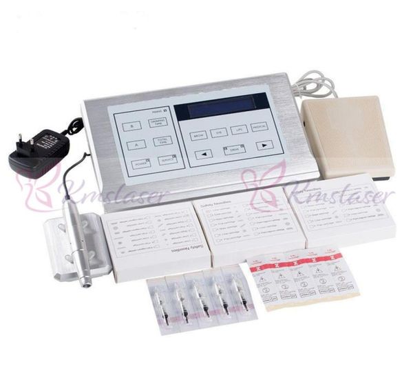 

permanent nouveau contour style eyebrow rotary tattoo machine makeup tattoo kit 15 pieces needles included4964459