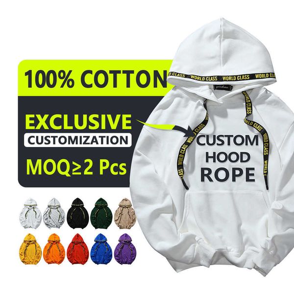 

plus size sweatsuit plain blank mens printed 100% cotton custom men's hoodies, Black