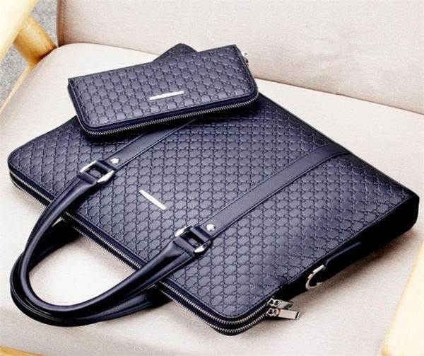 

mens briefcase fashion shoulder 14 inch laplarge capacity male business handbag travel bag for man 2207081665773
