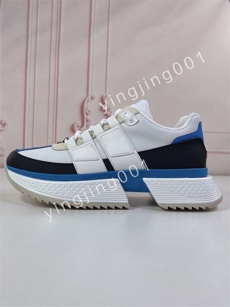 

2023 new luxury ceiling retro plate-forme designer shoes for men women leather black white flat platform sneaker fashion ladies youth