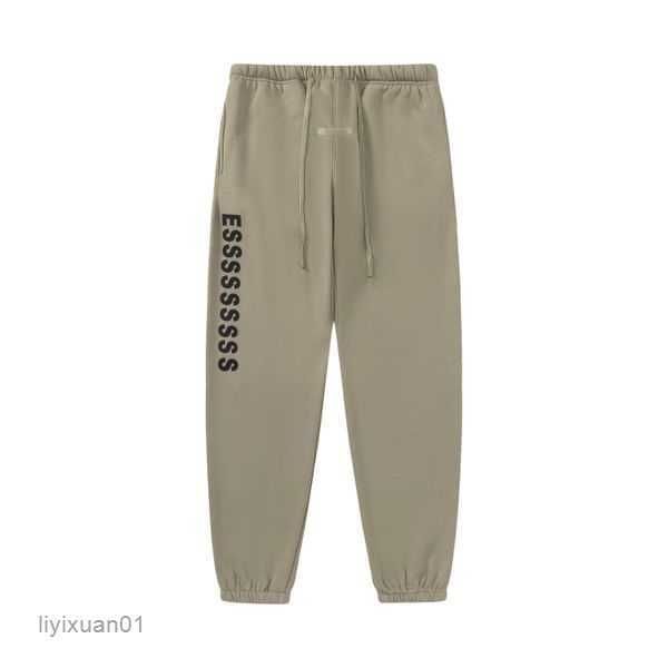 

men's pants 2023 fashion designer ess solid color hip-hop sweat casual jogging size asian m-2xl 3 es2m, Black