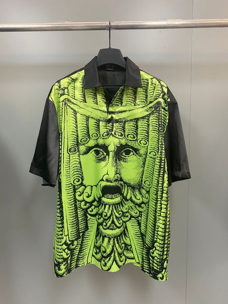 

2023 summer new mens designer luxury beautiful printing tshirts ~ us size poloshirt ~ new design short sleeve poloshirts, White;black