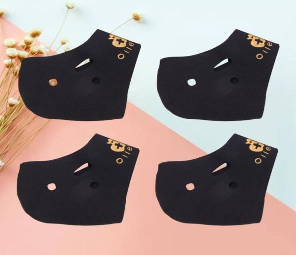 

4pcs plantar fasciitis therapy wrap heel foot pain arch support ankle brace protector insole orticblack4447076, Blue;black