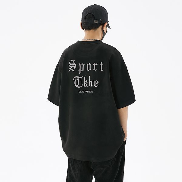 

mens tshirts hip hop loose tshirts casual classic summer short sleeves black white tshirt tees plus oversize l6xl 7xl 8xl 230519, White;black