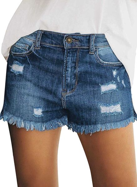 

wholesale summer brand women's shorts short skirt sports running fitness quick dry luvamia casual mid rise denim stretch ripped raw hem, White;black