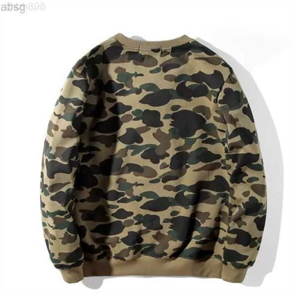 

hoodie mens designer pullover shark sweatshirt fashion long sleeve head size m-2xl camouflage lovers clothing, Black