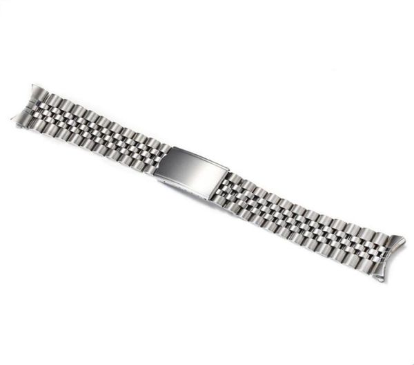 

watch bands 18mm 19mm stainless steel jubilee strap band bracelet compatible for2213683, Black;brown
