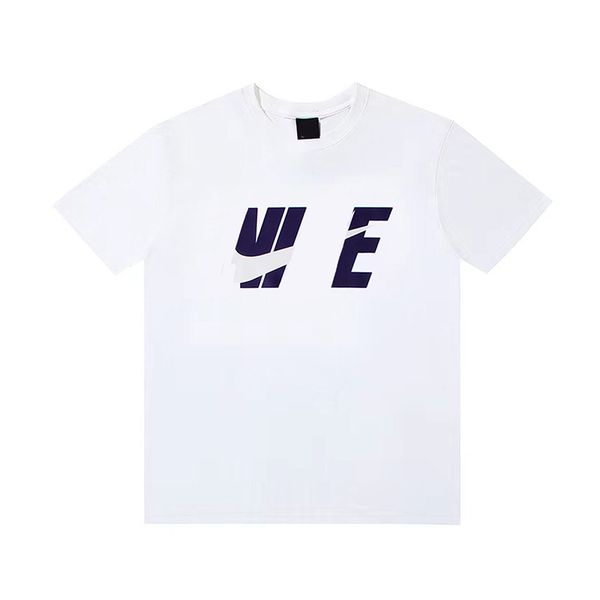 

mens tshirts round neck designer tech n print classic black and white two color fashion casual short sleeve wg5j, White;black