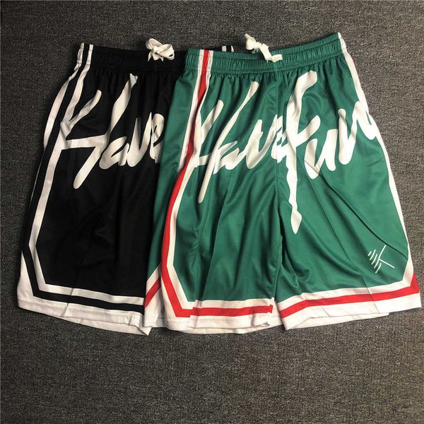 

summer sports basketball quick drying shorts kt thompson same american basketball training capris men's loose and breathable, White;black