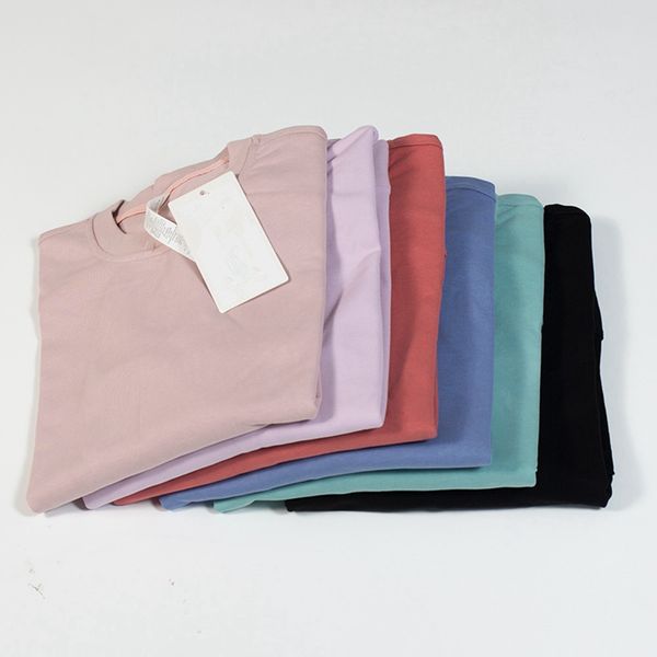 

yoga wear perfectly oversized autumn women's sweatshirt sports round neck long sleeve casual loose 2023 sell lu-068