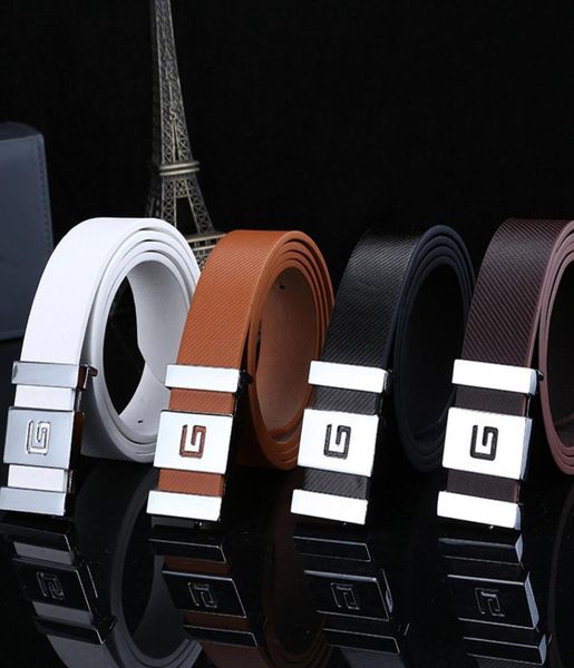 

2018 new men automatic buckle leather waist strap belts buckle belt cintos masculinos de couro luxo3950394, Black;brown