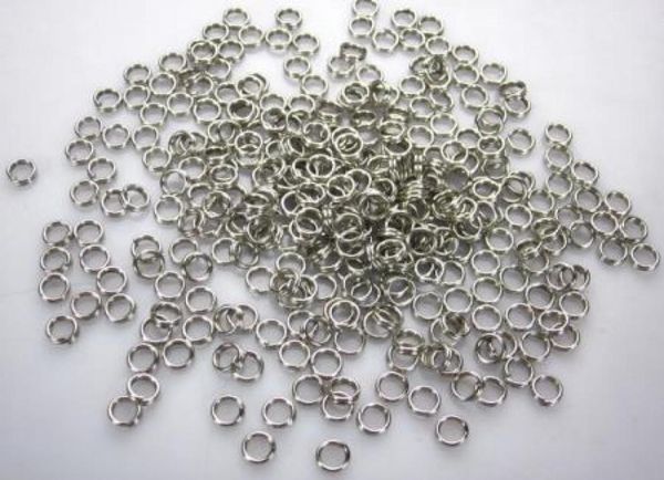 

2000pcs fishing lures split rings 6mm 150lbs012345677485828