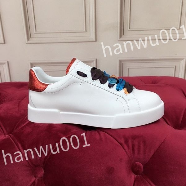 

2023 new luxury designer woman shoes leather lace up men fashion platform sneakers white black mens womens casual shoes