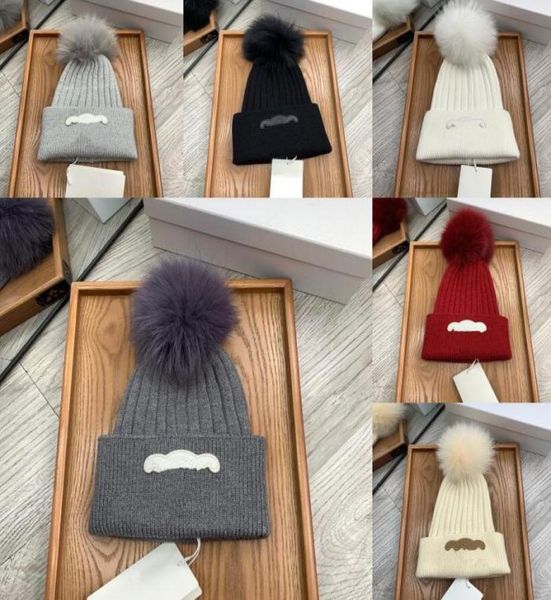 

pompoms winter hat women knitted hat warm soft trendy hats fashion spring beanie knitted bonnet cap ladies earmuff protect ball fl7226986, Blue;gray