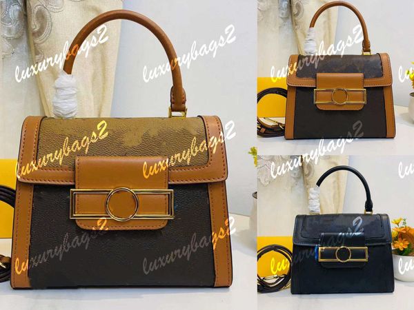 

designer shoulder bag designers habdbag purse m43561 m46135 women bag 3 colors 21cm genuine leather handbags fashion crossbody brown handbag