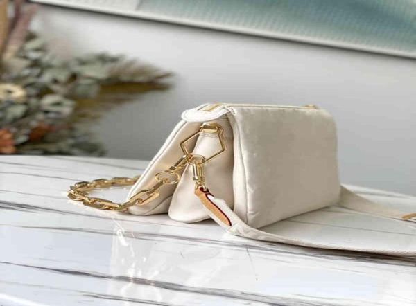 

spring summer 2021 embossed puffy leather chain bag coussin pm handbag fashionforward shoulder bags crossbody with the strap 838333