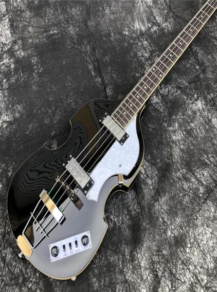 

4 strings hofner mccartney h5001ct contemporary bb2 violin guitar black electric bass flame maple back 2 511b staple pick5471679
