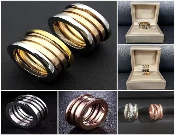 

with gift box fashion 316l titanium steel zero ring couple rings for men and women band ring5630159, Silver