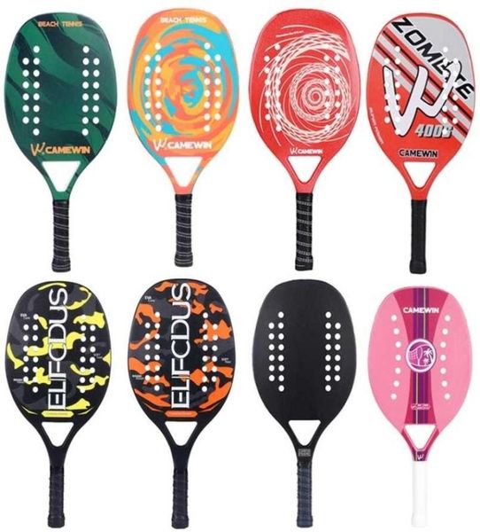 

carbon and glass fiber beach tennis racket soft face racquet with protective bag cover 2201057202776