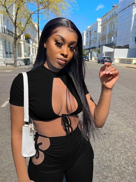 

dress summer short sleeve bandage crop shorts sets hollow out bodycon club party white 2 piece sets womens outfits clothes