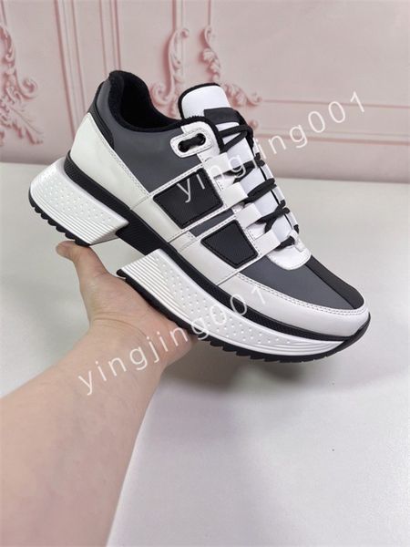 

2023 luxury ceiling retro plate-forme designer shoes for men women leather black white flat platform sneaker fashion ladies youth