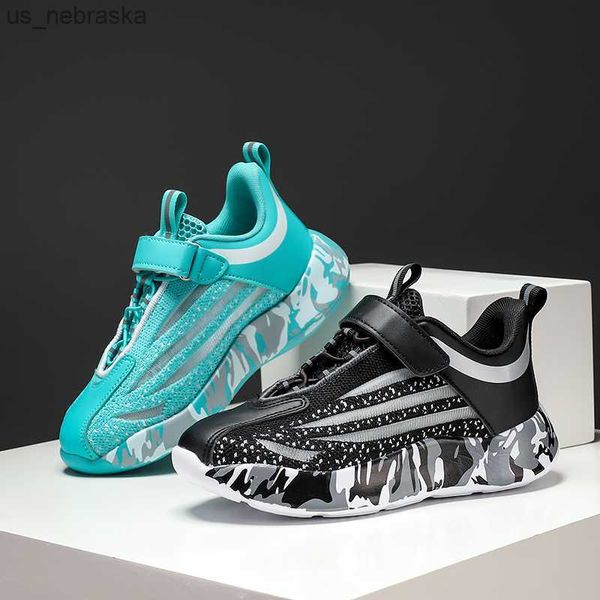

athletic outdoor children sneakers shoes summer breathable casual shoes for boys mesh comfortable running sports kids girls flat shoesl23051, Black