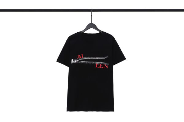 

summer t shirt mens womens designers t-shirts loose tees man casual shirt luxurys clothing shorts sleeve polos black white street trends t, White;black