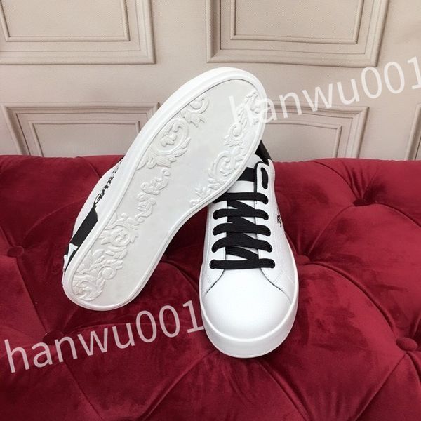

luxurys quality casual shoes women's white outdoor running shoes printed calf leather men casual shoes sneakers, Black