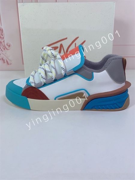 

new ceiling retro plate-forme designer shoes for men's women leather black white flat platform sneaker fashion ladies youth